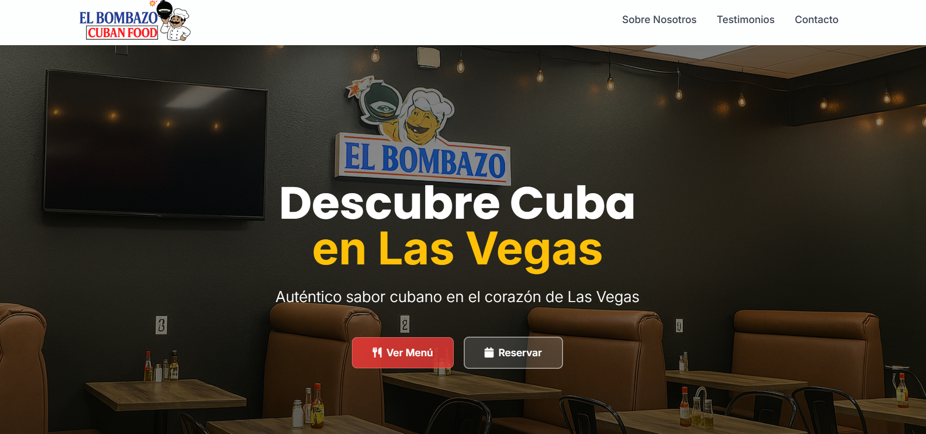 Captura de pantalla del proyecto El Bombazo